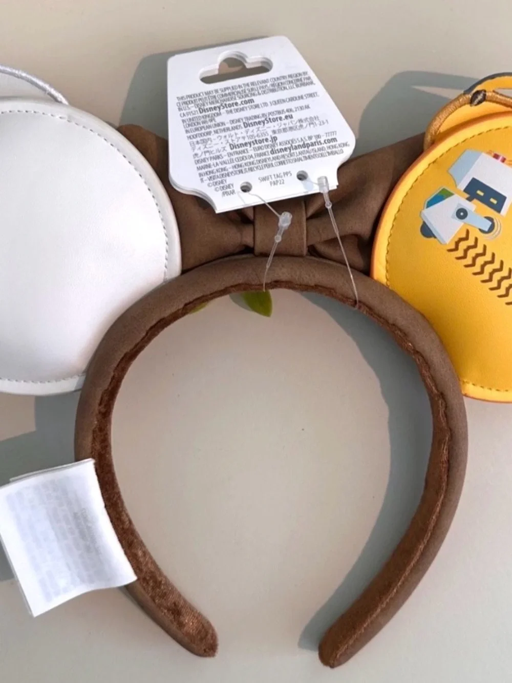 WALL-E and EVE Character Headband with Brown Bow
